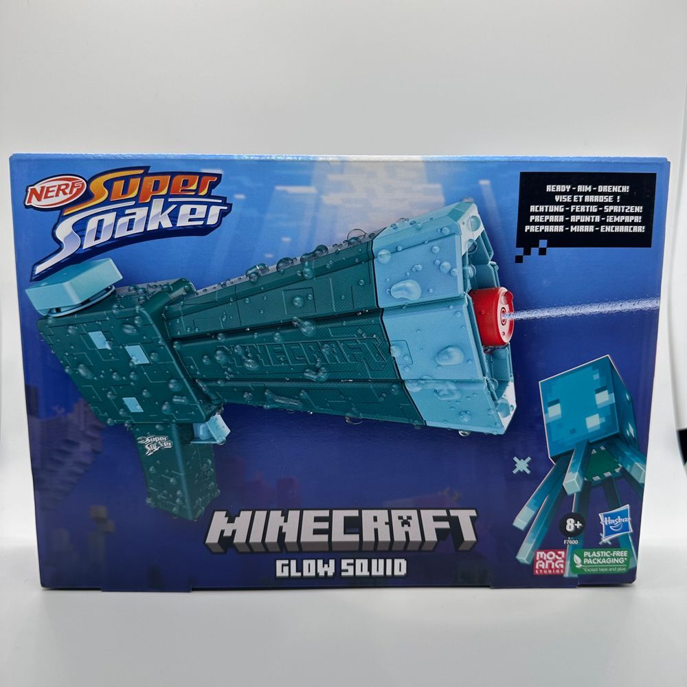 Nerf‎ Super Soaker Minecraft Glow Squid